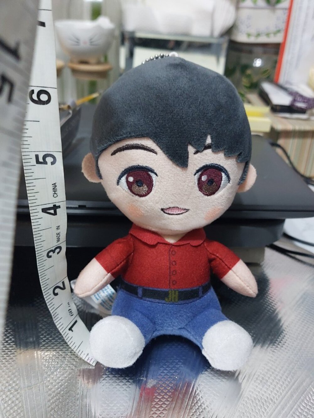 TinyTAN Mini Plush Doll  JHope Bag Keychain Keyring Charm Dynamite